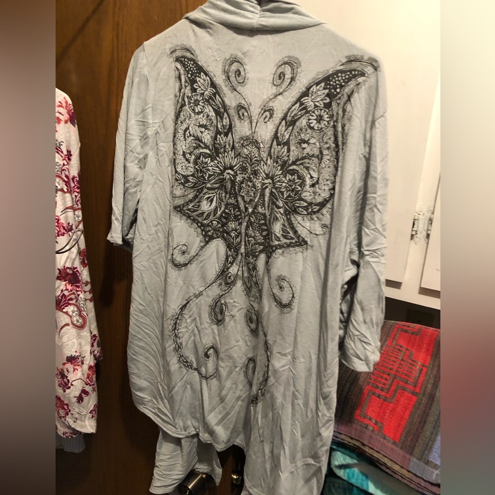 FOUND Vintage Candy Rain  Butterfly Print Jacket- 913 $20 or $15 w/offer